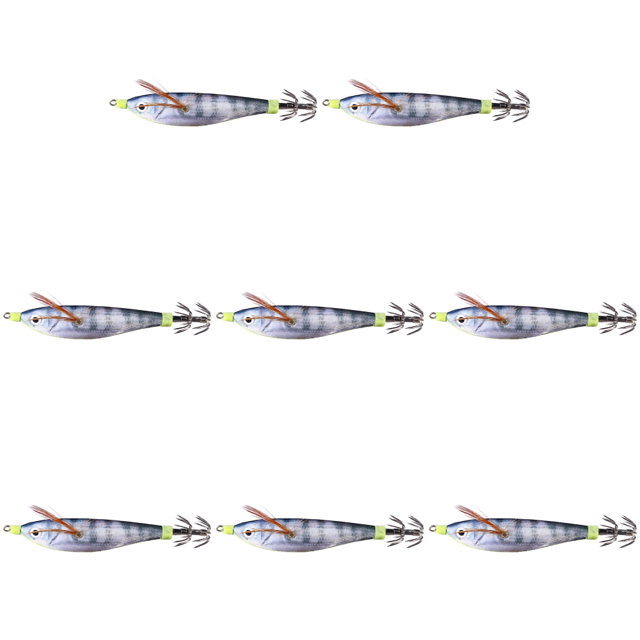 Cebo artificial de pulpo luminoso, cebo Jigging de 10 cm para amantes de la pesca (estilo 1)