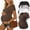 Black/Brown/Grey/White, variant on 4 Pack Maternity Shirts V Neck Maternity Top Short Sleeve Casual Tee Side Ruched Pregnancy Clothes