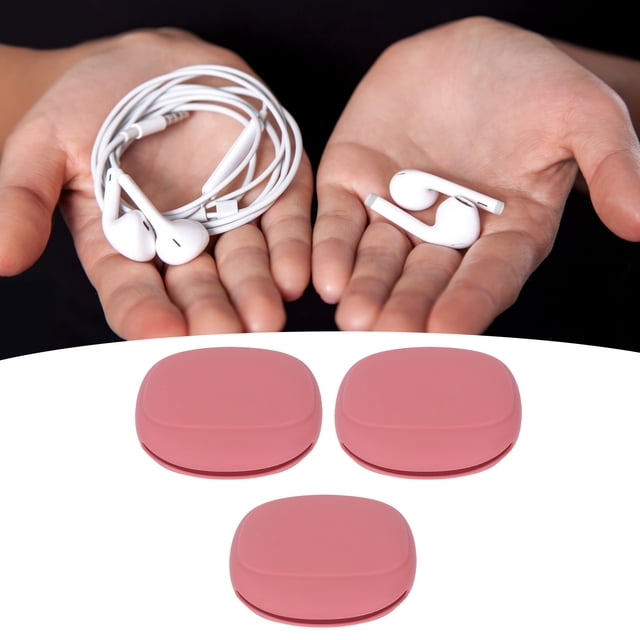 3Pcs Silicone Soft Earbud Case, Portable Earbud Storage Pouch, Mini Carrying Case For School, Work, Travel, Strong Pressure Resistance