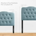 thumbnail image 5 of Modway Annabel Twin Diamond Tufted Performance Velvet Headboard, Blue, 5 of 5