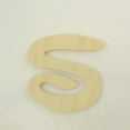 thumbnail image 3 of Package of 1, 16 Inch X 3/4" Thickness Baltic Birch Wood Letter S in The Waltograph Font, Thick for Art & Children Craft Project, Made in USA, 3 of 4