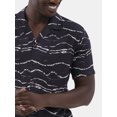 thumbnail image 3 of Fly By Night Men's and Big Men's Cove Printed Button Up Shirt, Sizes S-3XL, 3 of 5
