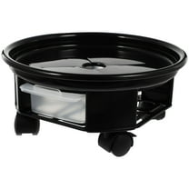 WHAMVOX  Movable Stand Plant Tray with Wheels Wheeled Planter Flower Pot Holder