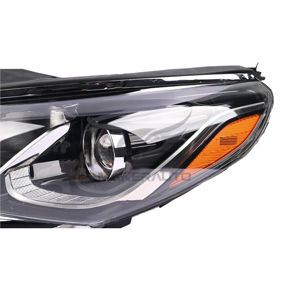 FOR 2018-2019 HYUNDAI SONATA FRONT HEADLIGHT LEFT DRIVER SIDE CHROME LH