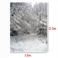 thumbnail image 4 of LELINTA 7x5ft Christmas Backdrop Winter White Snow Wonderland Backdrop Christmas Pine Tree Snowflake Forest Photography Background Bokeh Outdoor Banner Party Decorations Photo Studio Props 10+ Colors, 4 of 4