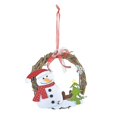 thumbnail image 1 of Corona de Feliz Navidad, coronas de ratán, corona colgante para puerta delantera, adorno de Navidad, 1 of 5