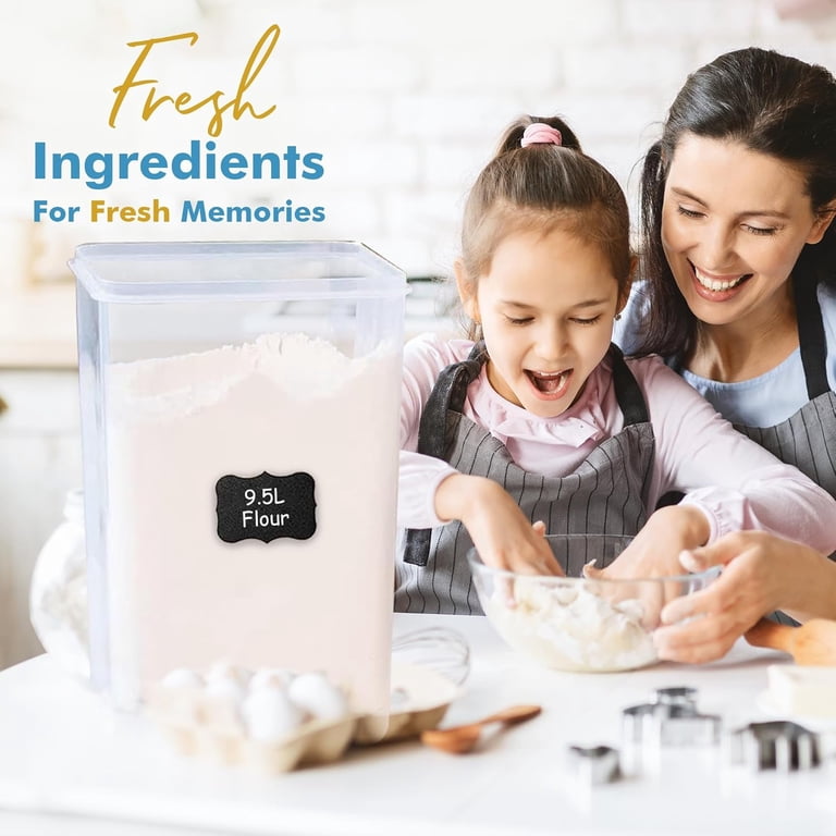 Shazo 2PC Extra Large Airtight Food Storage Containers 9.5L 321oz
