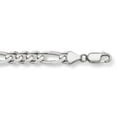 thumbnail image 2 of 14K White Gold 4.5mm Figaro Chain, 20 Inches, 2 of 2
