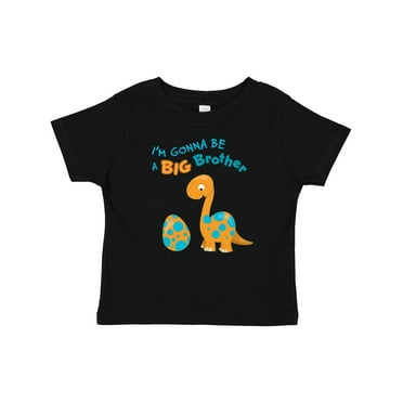Inktastic I'm Gonna Be a Big Brother Dino Boys Baby T-Shirt
