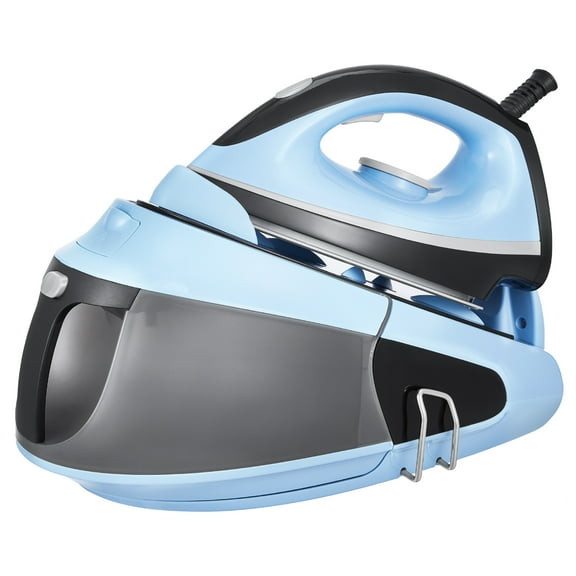 KFFKFF Steam Iron, 1700W Garment Steamer with 1.8L Spacious Water Reservoir, Aluminum Alloy and Ceramic Glaze Soleplate, Automatic Power-Off, Quad Temperature Adjustments, Domestic Clothes Iron