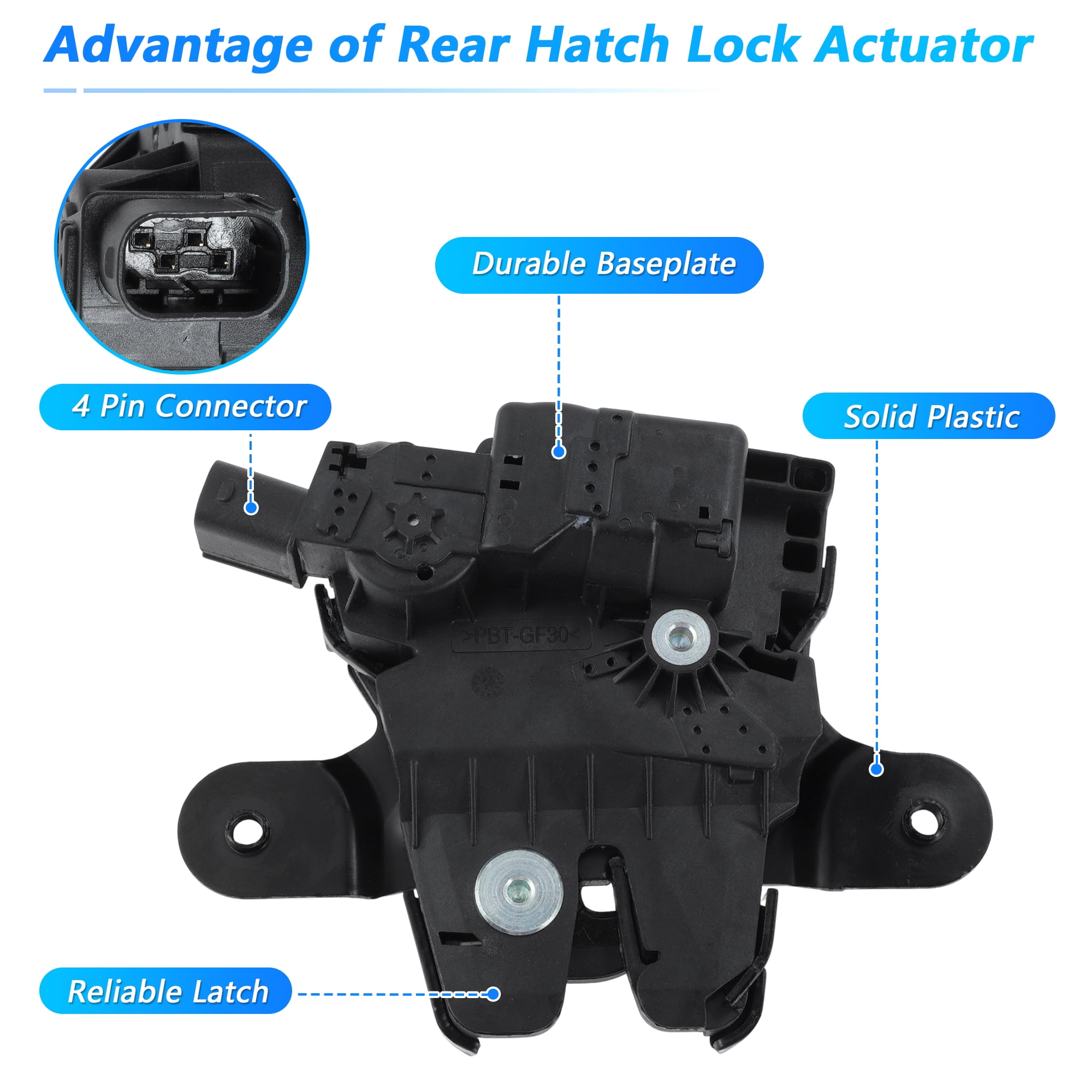 Unique Bargains Split Door Lock Actuator for Mini Clubman 2007-2014 Right Driver Side