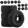 thumbnail image 5 of 4 Pieces Toy Car Wheels Tires RC Car Part High Performance Rubber for 1/10 Slash W285 Senton Models, 5 of 9