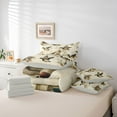 thumbnail image 6 of jejeloiu Mallard Duck 7pcs Bedding Comforter Set,Gray Wild Animals Queen Bedding Sets For Men Women Reversible, 6 of 8
