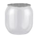 thumbnail image 3 of Reposapiés otomano de almacenamiento, baúl de almacenamiento transparente, taburete de tocador de 18 l, reposapiés portátil gris, 3 of 9