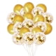 thumbnail image 1 of Kit de globos de fiesta, globos dorados con confeti, 20 unidades, 1 of 1