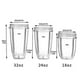 thumbnail image 2 of 26-27 Nutribullet Replacement 18/24/32 Oz Replacement Cups Compatible With Nutri Bullet 600w And 900w, 2 of 3