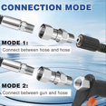 thumbnail image 4 of 2pcs 3/8inch NPT Pressure Washer Swivel Fitting,360° Swivel Connector, 4 of 5
