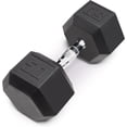 thumbnail image 1 of Haltère Hexagonal en Caoutchouc Classique avec Poignée Moletée pour l'Entraînement de Force et la Musculation lb lb Haltère Simple pour Exercice et Mise en Forme Vendu à l'Unité, 1 of 7