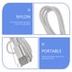 thumbnail image 4 of 2pcs USB Tipo C Cables Cables de carga portátiles Cables de carga rápida, 4 of 7