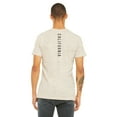 thumbnail image 3 of Daxton Adult Unisex Tshirt New York Script with Vertical on the Back, Oat Black, M, 3 of 3