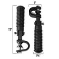 thumbnail image 4 of Krator Black Foot Pegs with 1-1.25" Inch Engine Guard Clamps, Anti-Vibrate, Foldable, Compatible with 2005-2009 Suzuki C90T Boulevard, 4 of 7