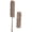 Khaki_Telescopic model plu, variant on lanema Extendable Chenilles Dusters Telescopics Rod and Bendable for Office Hotel Cleaning