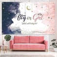 thumbnail image 5 of Gender Reveal Backdrop Watercolor Blue Pink Banner Boy or Girl What Will Baby Be Gender Reveal Decoration Twinkle Little Star Gender Reveal Phot, 5 of 5