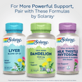 thumbnail image 6 of Solaray Dandelion Root 1040mg | Healthy Liver, Kidney, Digestion & Water Balance Support | Whole Root | Non-GMO, Vegan & Lab Verified | 180 VegCaps, 6 of 6