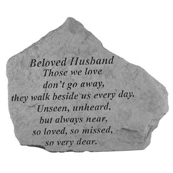 Kay Berry- Inc. 15520 Beloved Husband Those We Love - Memorial - 6.875 Inches x 5.5 Inches