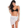 thumbnail image 4 of LELINTA Womens Multi-Functional Chiffon Cover Up Beach Short Sarong Sheer Swimsuit Wrap, 4 of 9