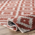 thumbnail image 5 of nuLOOM Kellee Contemporary Wool Accent Rug, 3' x 5', Rust, 5 of 9