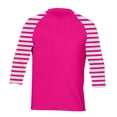 thumbnail image 4 of MIASHUI T-Shirt Graphique à Rayures pour Garçons, Chemise Décontractée à Manches Courtes, Mélange Confortable pour Jeunes et Enfants, Tenue Quotidienne Stylée, Rose Vif, 6-7 Ans, 4 of 4