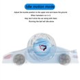 thumbnail image 6 of BEGHT 3Pcs Hamster Rolling Sports Car Small Pet Toy Car Exercise Wheel, Silent Fitness Wheel Toy Vehicle for Small Hamster Running Funny Transparent for Hamsters, Ferrets & Animals 29.5x16.5x12cm., 6 of 8