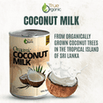 thumbnail image 3 of True Organic Unsweetened Coconut Milk 13.5 Fl oz - No Guar Gum- 18% Coconut Milk Fat (12-Pack), 3 of 6