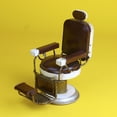 thumbnail image 2 of Silla de barbero Vintage Sunnimix asiento de barbero modelo Pequeña ronda, 2 of 8