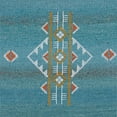 thumbnail image 5 of Stine Hand Woven Global Pillow Cover in Ice Blue, 5 of 5