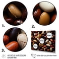 thumbnail image 3 of Designart "Still Life Macro Brown and White Nuts" Food & Beverage Floater Framed Wall Art Living Room, 3 of 7