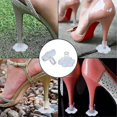 thumbnail image 4 of 5 Pairs Clear High Heel Protectors, 5 Sizes Heel Repair Caps Covers Banmo, 4 of 4