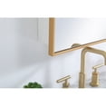 thumbnail image 5 of Metal mirror medicine cabinet 17 inch x 28 inch in Brass, 5 of 5