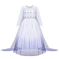 thumbnail image 2 of Vestidos de princesa Elsa Anna de Disney, vestido de malla con lentejuelas para niñas, disfraces de Reina de la nieve de Frozen, vestidos de fiesta de cumpleaños y Carnaval, 2 of 5