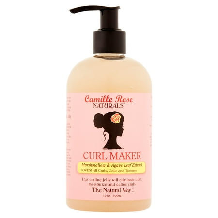 Camille Rose Naturals Curl Maker Marshmallow & Agave Leaf Extract, 12.0 (Best Product For Natural Curls)
