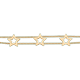 thumbnail image 2 of Pulsera para Mujer con Dijes de Estrella LuckyLy, Acero Inoxidable, Modelo Sima dorado UNITALLA, 2 of 7