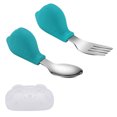 thumbnail image 1 of Juego de Tenedor y Cuchara para Bebé con Caja Portátil Equipo de Entrenamiento para Bebé Juego de Vajilla para Niños con Autoalimentación - Pájaro, 1 of 5
