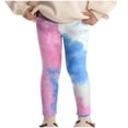thumbnail image 5 of Wdfiry Children Girls Leggings Kids Warm Thick Fleece Lined Fall Winter Skinny Pants Teenage Child 2-11 Years, 5 of 8