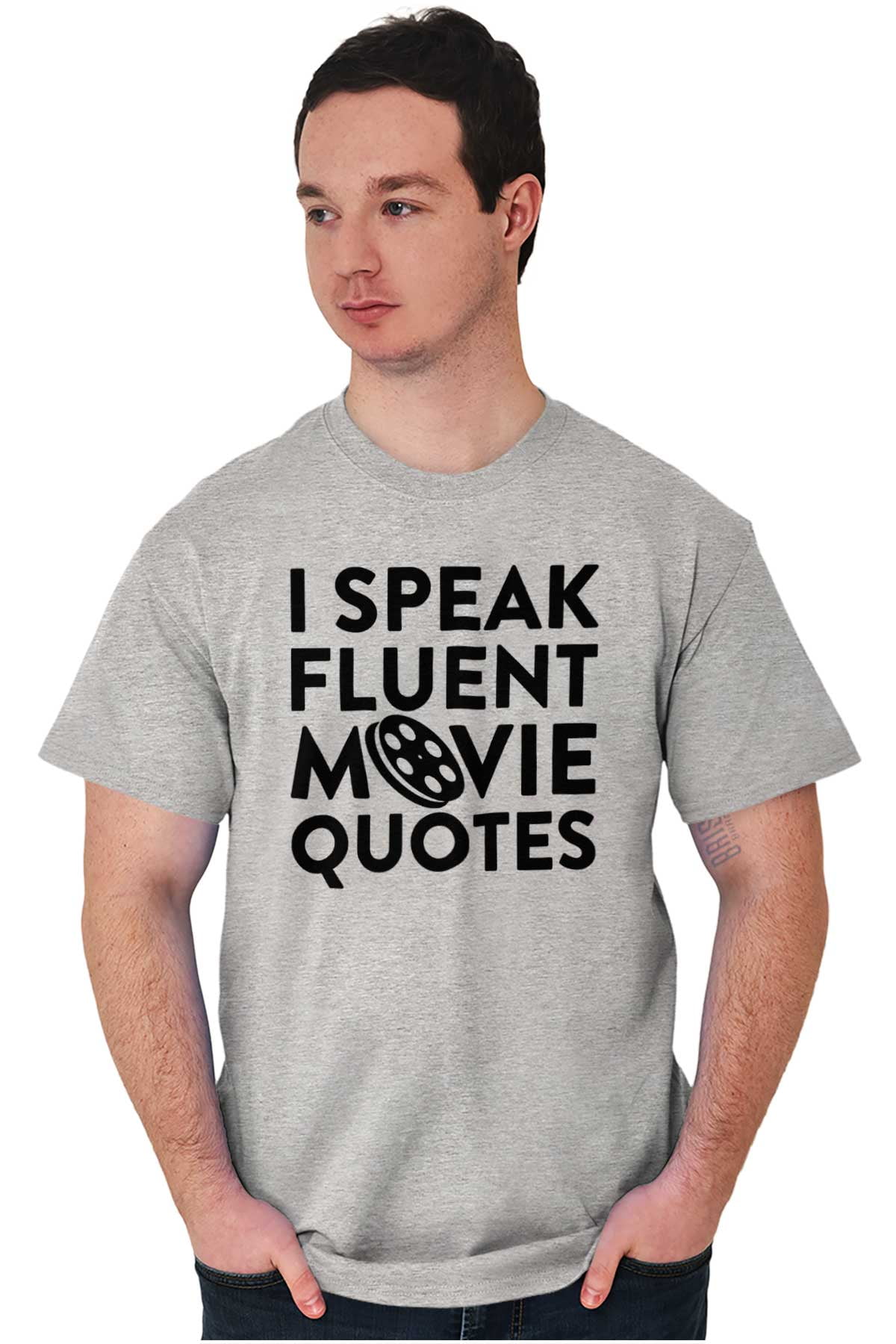 Famous Short Sleeve T-Shirt Tees Tshirts I Speak Fluent Movie Funny Nerd Geek - Walmart.com