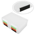 thumbnail image 1 of Moluckfu 4Ud Caja Transparente Para Archivos A4 Organizador De Documentos En Plástico Resistente, 1 of 8