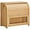 Natural, variant on Bread Box, Bamboo Bread Box for Kitchen Countertop, 2 Tier Roll-Top Bread Bin, Food Storage Box, Large Capacity Keeper, Wooden Storage Cabinet, for Kitchen, Dining Room,