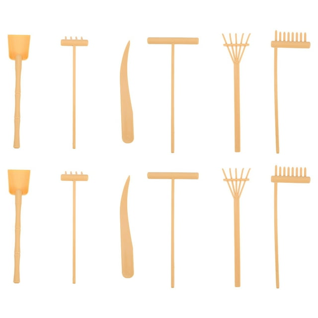 Milisten 2 Sets of Sand Table Tools Zen Garden Tools Zen Rake Tools Household Zen Sand Tray Tools