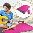 Yanerim Beach Blanket Sandproof Oversized Picnic Mat Foldable Design