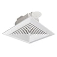 thumbnail image 3 of Ventilation Fan White Square Ceiling Or Wall-Mount Exhaust Fan, 3 of 9